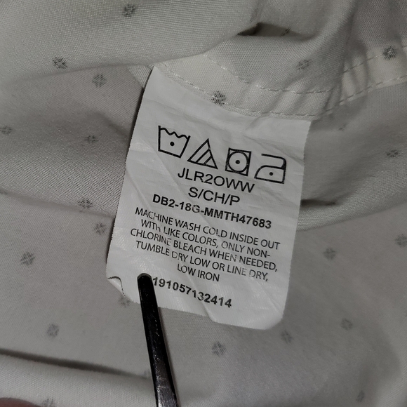 Wrangler White Casual Button Down Shirt with Textured Pattern - Picture 6 of 10